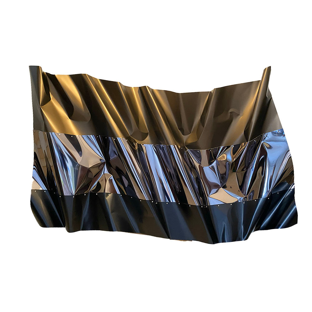 Tricolor Bronze, Smoke and Matte Black Sculpture 135x195x22cm (CT220901)