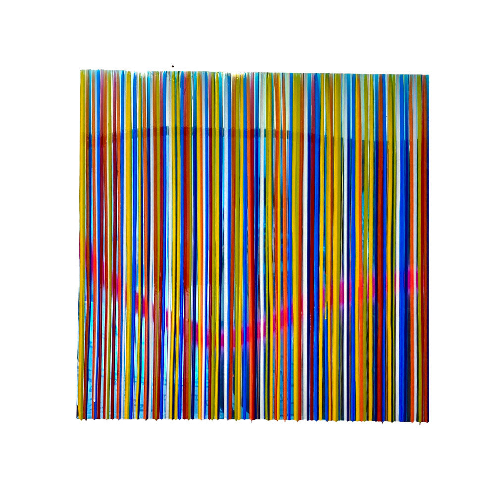 Painting on Metal Roses on Light Blue 90x130x4cm (PM220902)