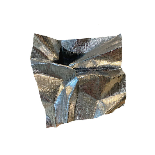 Hammered Silver Candy Black Sculpture 57x60x20cm (CR220902)