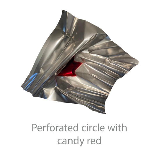 Silver Sculpture with Candy Red 104x122x22cm (CR220903)